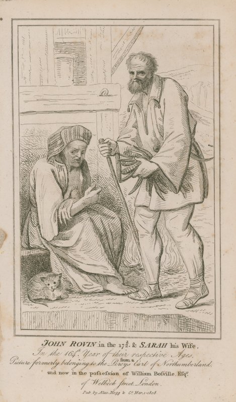 John és Sarah Rovin portréja alkotó: English School