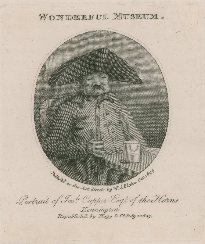 Joseph Capper portréja a Hornból, Kennington alkotó: English School