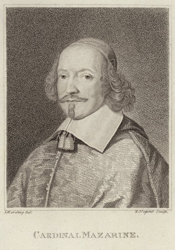 Jules Mazarin portréja alkotó: English School