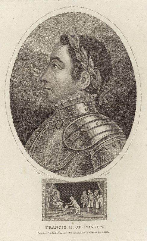 Ferenc francia király portréja alkotó: English School