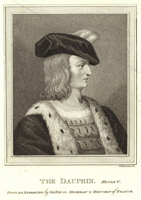V. Henrik francia király portréja alkotó: English School