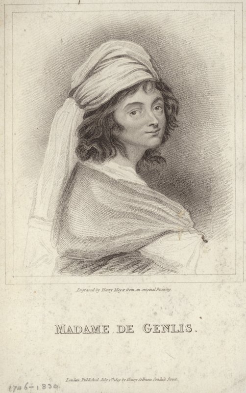 Madame de Genlis portréja alkotó: English School