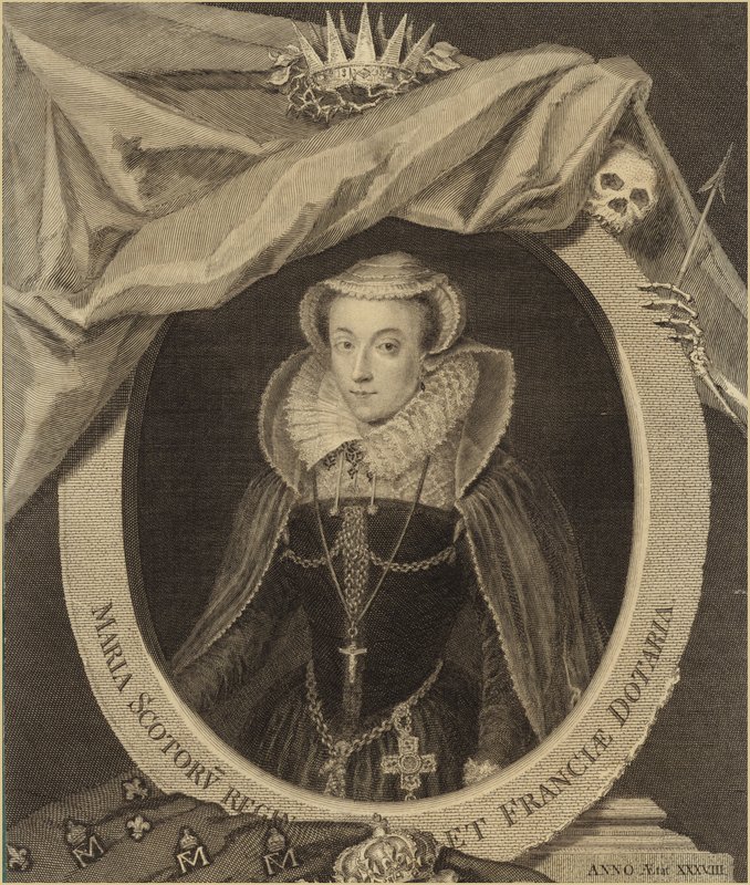Mária, skót királynő portréja alkotó: English School