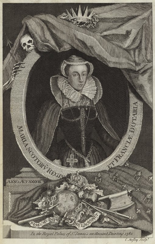 Mária, skót királynő portréja alkotó: English School