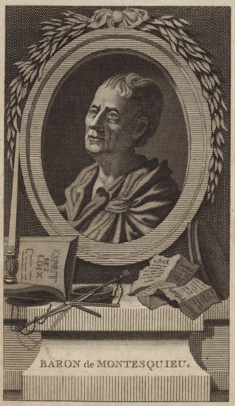 Montesquieu portréja alkotó: English School