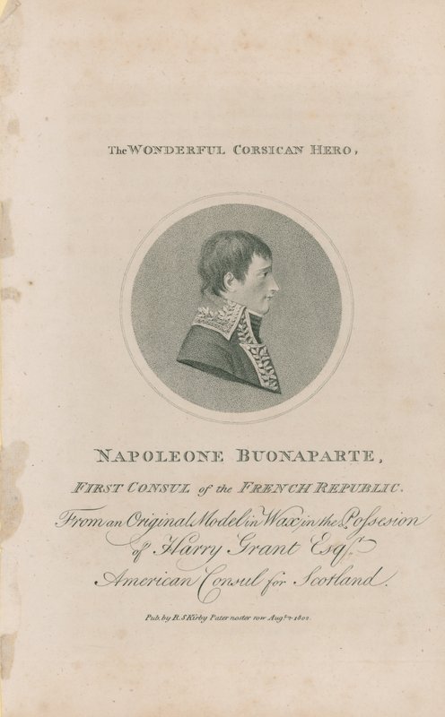Napóleon Bonaparte portréja alkotó: English School