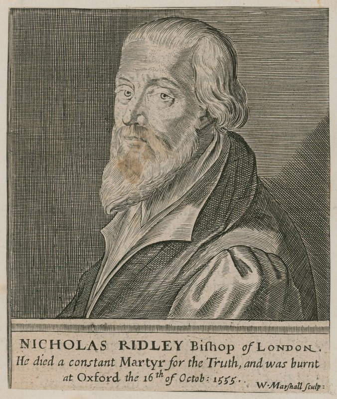 Nicholas Ridley portréja alkotó: English School