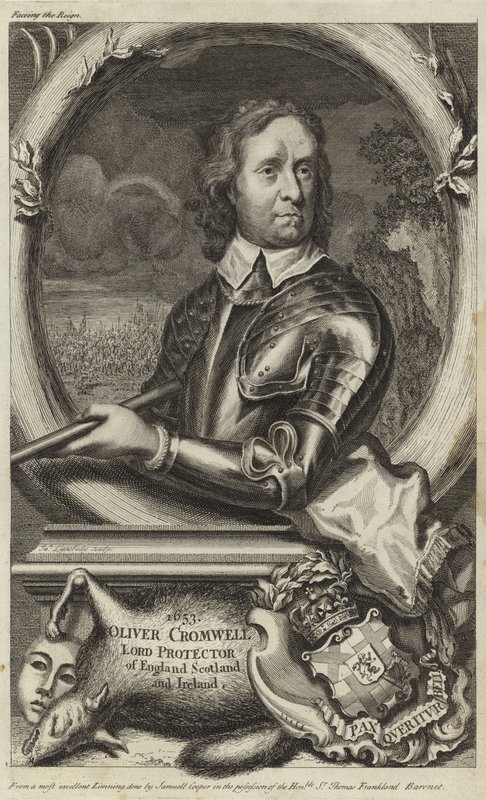 Oliver Cromwell portréja alkotó: English School