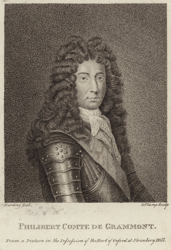 Philibert, Gramont grófjának portréja alkotó: English School