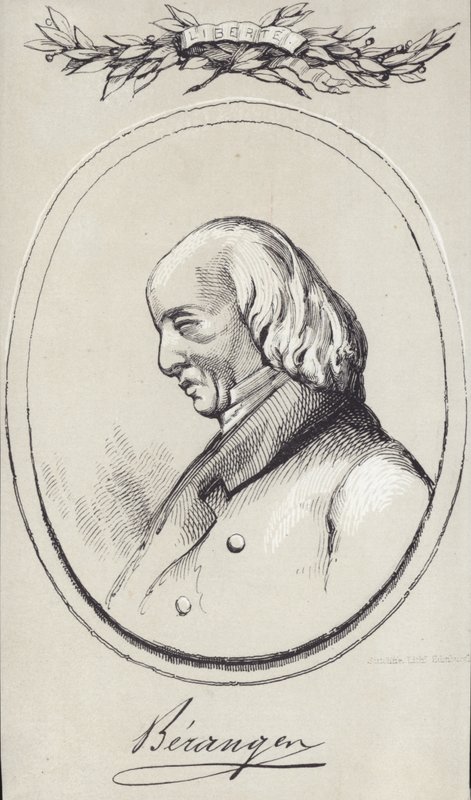 Pierre-Jean de Beranger portréja alkotó: English School