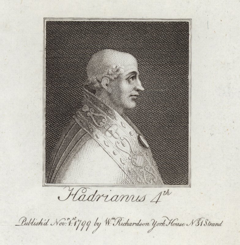 IV. Adrián pápa portréja alkotó: English School