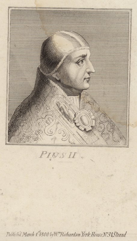 Pius pápa portréja alkotó: English School