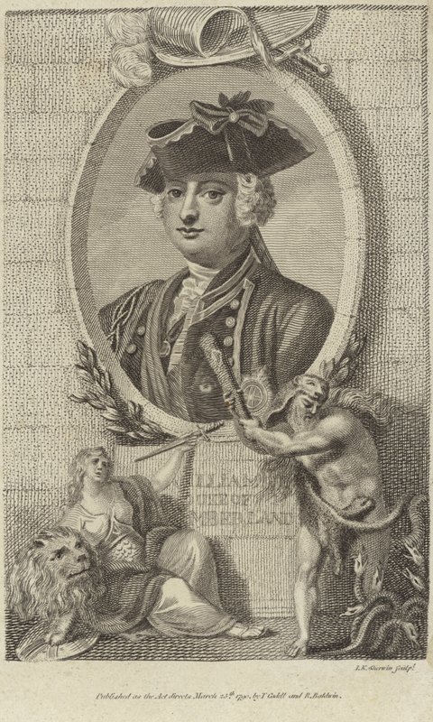 Vilmos herceg, Cumberland hercegének portréja alkotó: English School