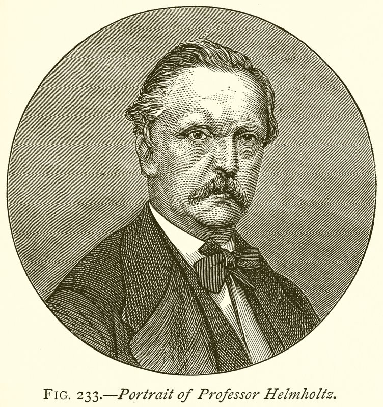 Helmholtz professzor portréja alkotó: English School