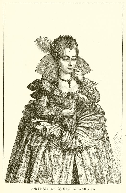 Erzsébet királynő portréja alkotó: English School