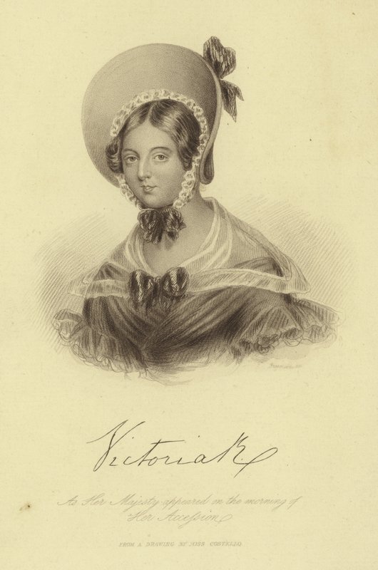 Viktória királynő portréja alkotó: English School