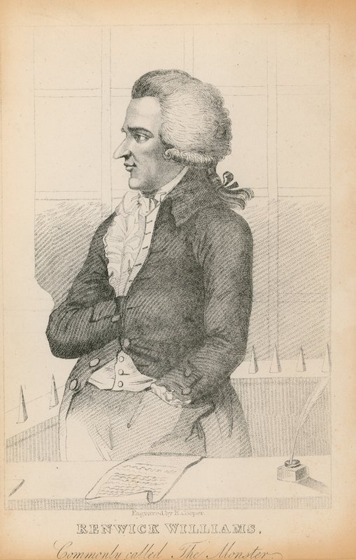 Renwick Williams portréja, amelyet általában Szörnynek neveznek alkotó: English School