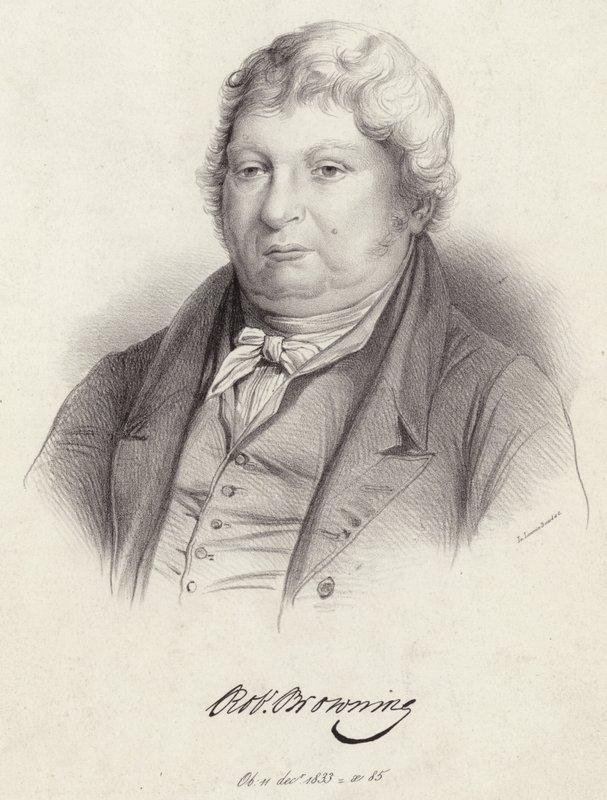 Robert Browning portréja alkotó: English School