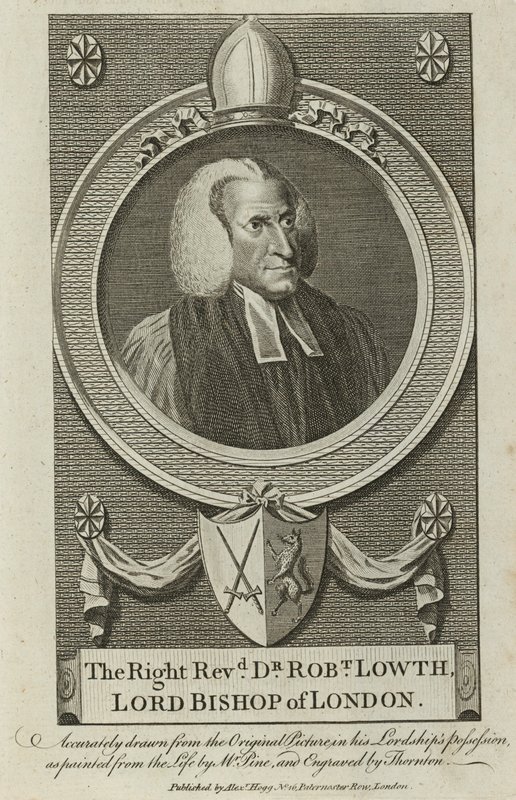 Robert Lowth portréja alkotó: English School