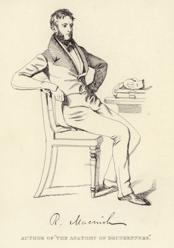 Robert Macnish portréja alkotó: English School