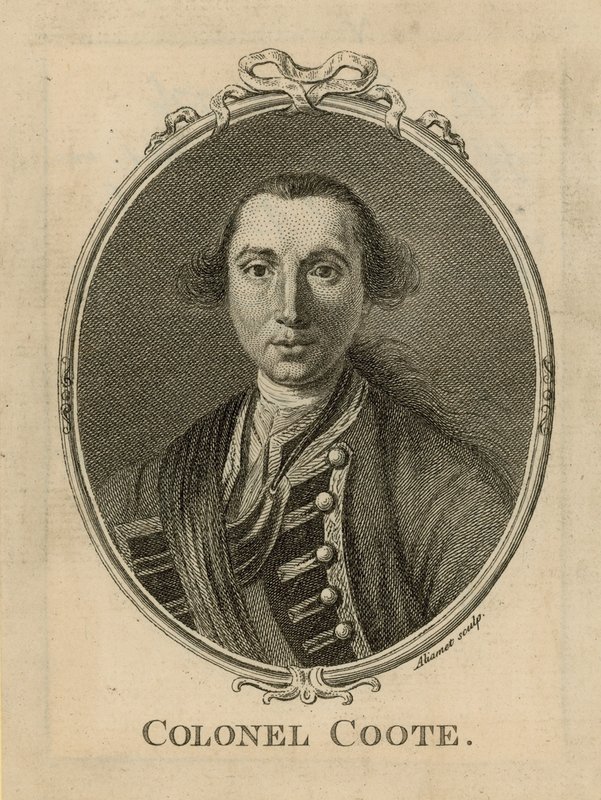 Sir Eyre Coote portréja alkotó: English School