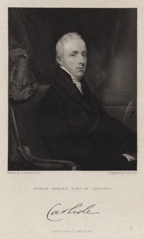 Sir George Howard portréja alkotó: English School