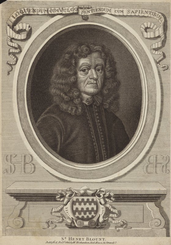 Sir Henry Blount portréja alkotó: English School