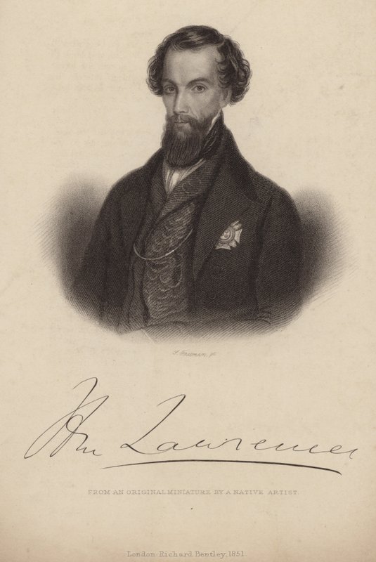 Sir Henry Lawrence portréja alkotó: English School