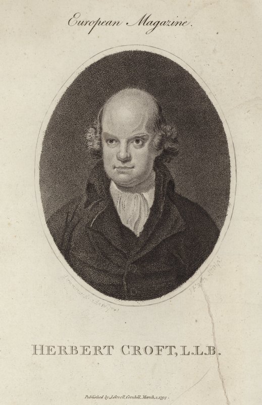 Sir Herbert Croft portréja alkotó: English School