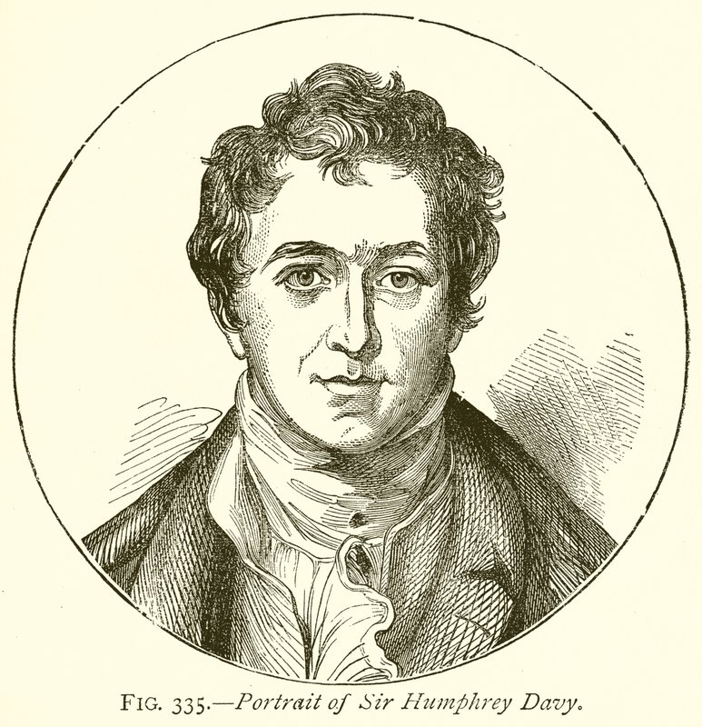 Sir Humphrey Davy portréja alkotó: English School