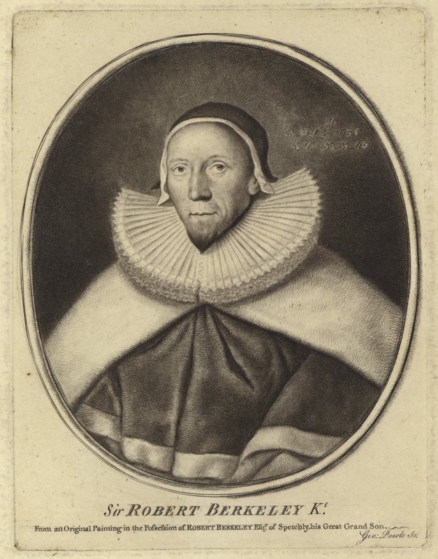Sir Robert Berkeley portréja alkotó: English School