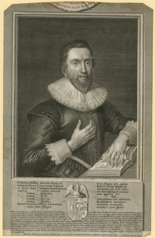 Sir Robert Cotton portréja alkotó: English School