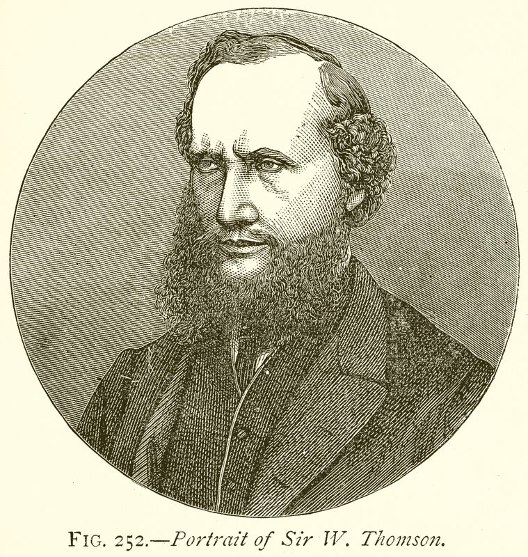 Sir W. Thomson portréja alkotó: English School