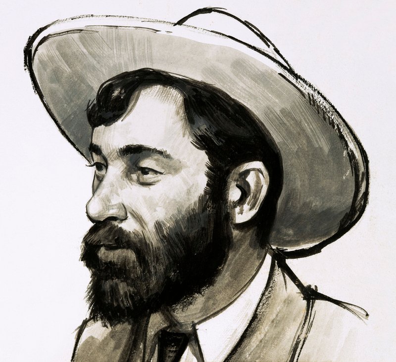 "Szappanos" Smith portréja (guache papíron) alkotó: English School