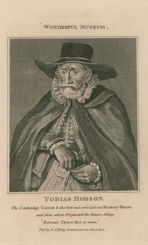 Tobias Hobson portréja alkotó: English School