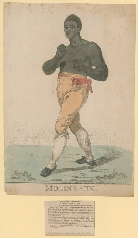 Tom Molineaux portréja alkotó: English School