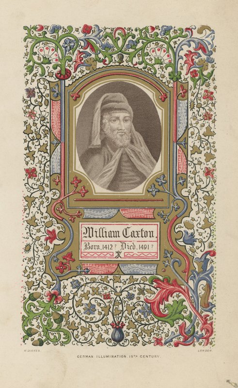 William Caxton portréja alkotó: English School