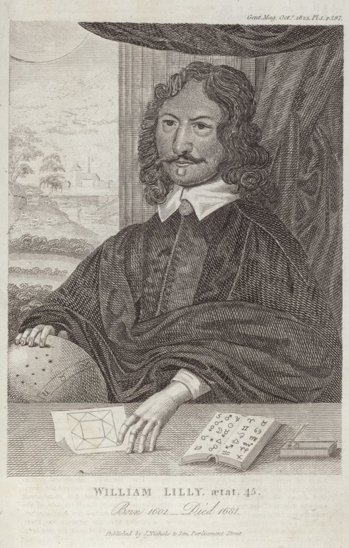 William Lilly portréja alkotó: English School