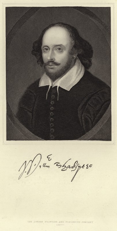 William Shakespeare portréja alkotó: English School