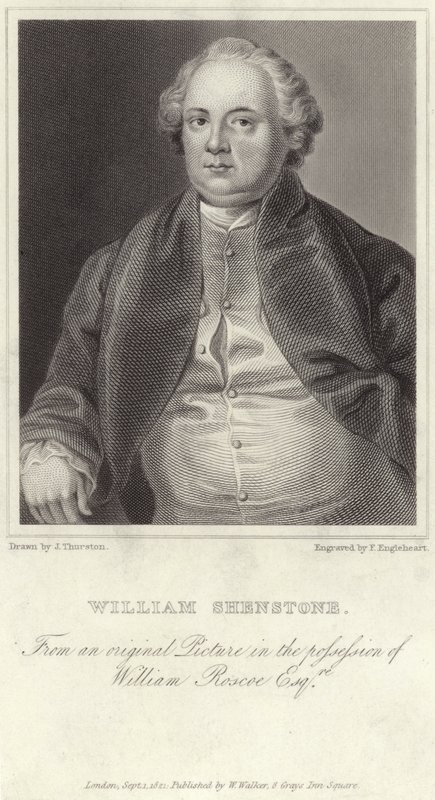William Shenstone portréja alkotó: English School