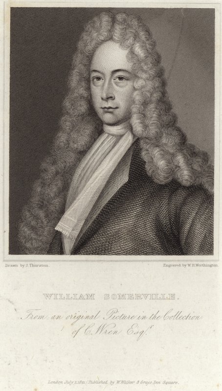 William Somerville portréja alkotó: English School