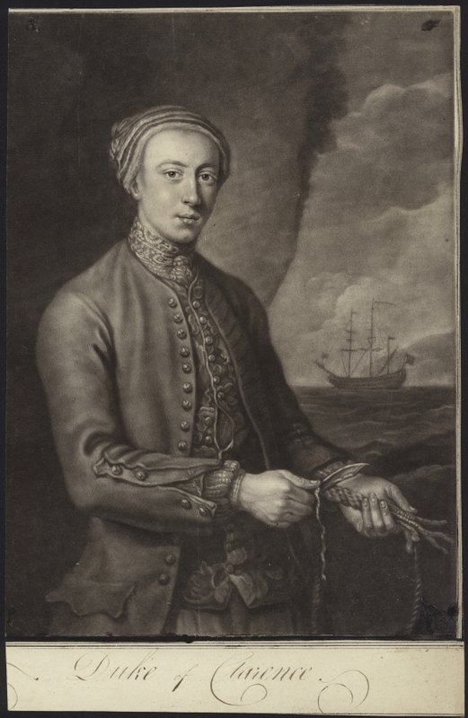 Clarence hercegének portréja alkotó: English School