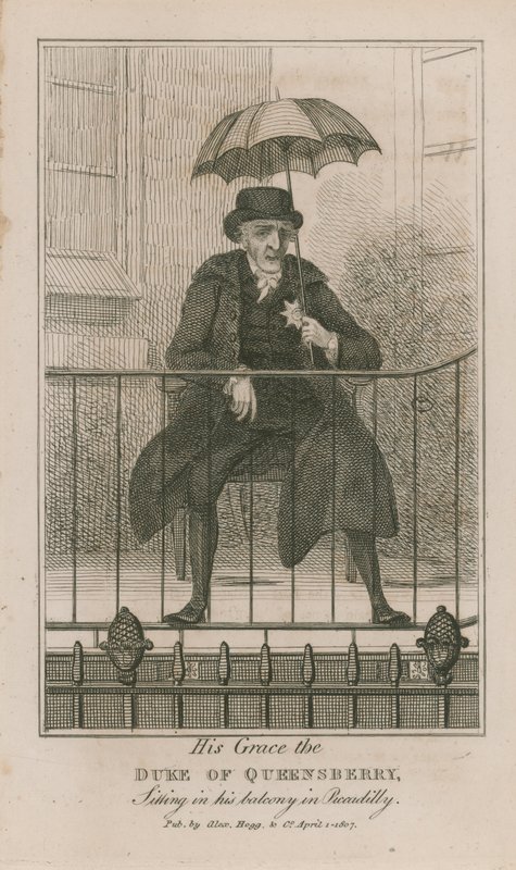 Queensberry hercegének portréja alkotó: English School