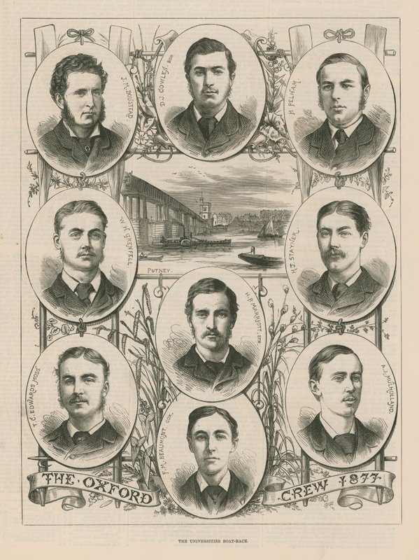 Az 1877-es oxfordi legénység portréi alkotó: English School