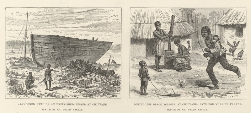 portugál Kelet-Afrika (metszet) alkotó: English School