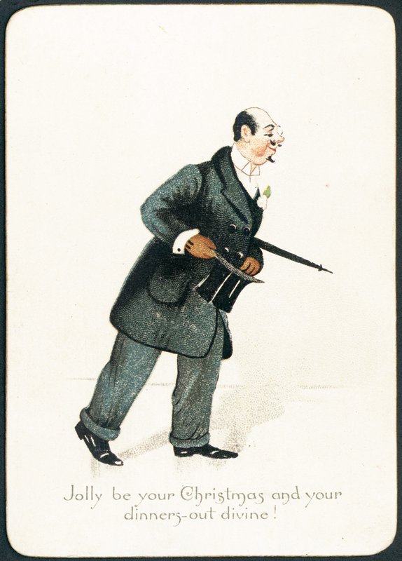 Posh Gentleman, karácsonyi üdvözlőlap alkotó: English School
