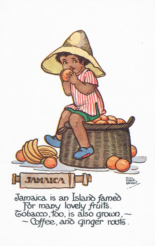 Képeslap Jamaicából alkotó: English School