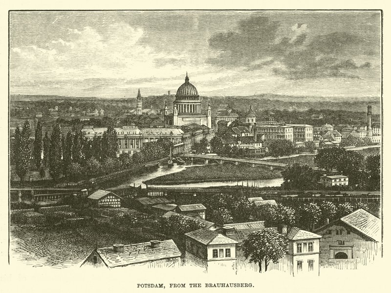 Potsdam, a Brauhausbergből alkotó: English School