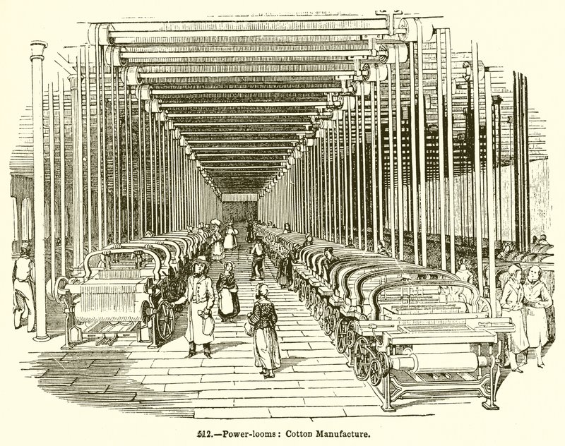 Power-Looms: Pamut gyártás alkotó: English School