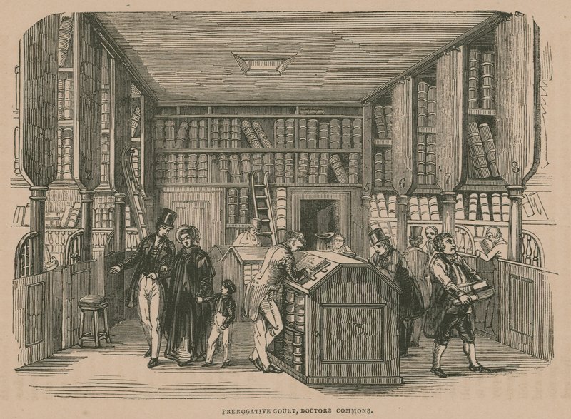 Prerogative Court, Doctors Common, London alkotó: English School